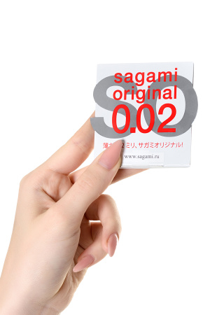 Презервативы Sagami №1 полиуретановые Original 0.02, 1шт 