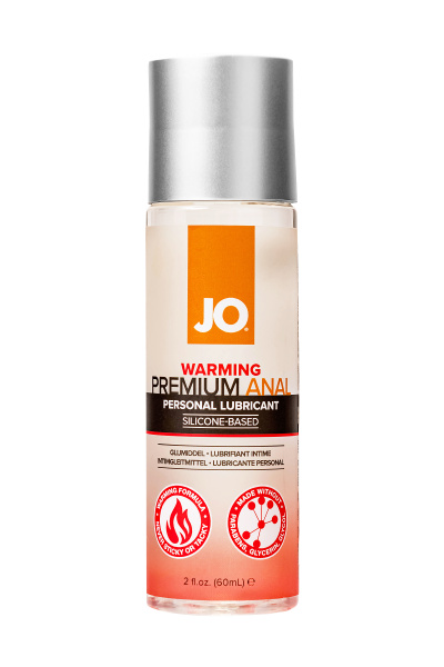 Анальный лубрикант System JO Premium WARMING на силиконовой основе, разогревающий, 60 мл