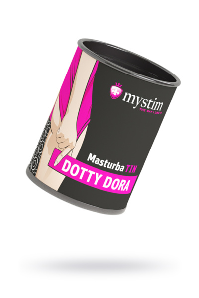 Яйцо-мастурбатор Mystim Masturbatin Dotty Dora, белый, 4,5 см