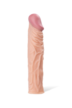 Насадка TOYFA A-Toys, Розовая, 19 см, Ø 3