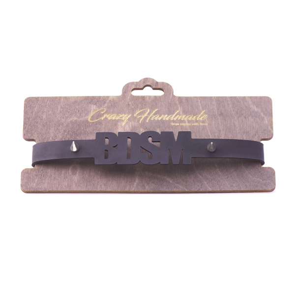 Чокер BDSM с шипами Crazy Handmade